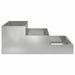 Vază pentru Grădină Argintiu 90 x 90 x 35 cm Oțel Galvanizat - WALTI WALTI