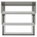 Vază pentru Grădină Argintiu 90 x 90 x 35 cm Oțel Galvanizat - WALTI WALTI