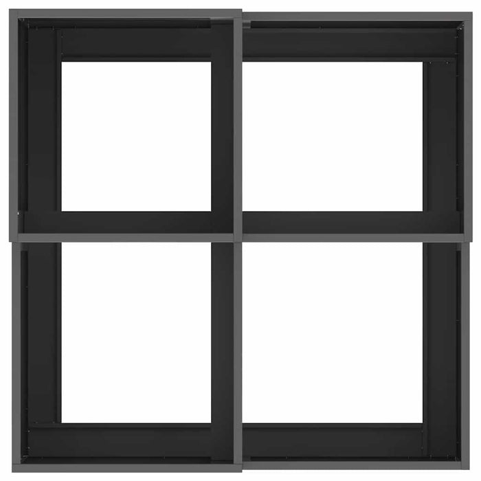 Vază pentru Grădină Negru 80 x 80 x 48 cm Oțel - WALTI WALTI