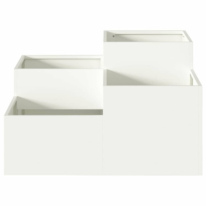 Vază pentru Grădină Alb 80 x 80 x 48 cm Oțel - WALTI WALTI