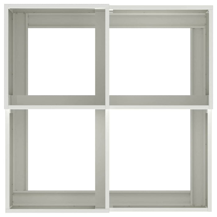 Vază pentru Grădină Alb 80 x 80 x 48 cm Oțel - WALTI WALTI