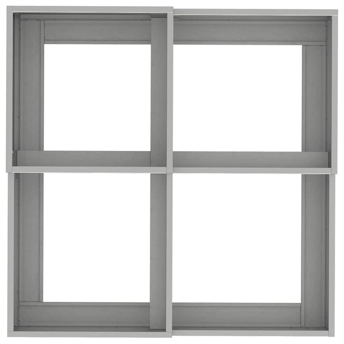 Vază pentru Grădină Argintiu 80 x 80 x 48 cm Oțel inoxidabil - WALTI WALTI
