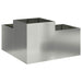 Vază pentru Grădină Argintiu 80 x 80 x 48 cm Oțel galvanizat - WALTI WALTI