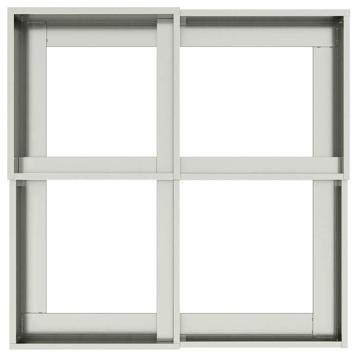 Vază pentru Grădină Argintiu 80 x 80 x 48 cm Oțel galvanizat - WALTI WALTI