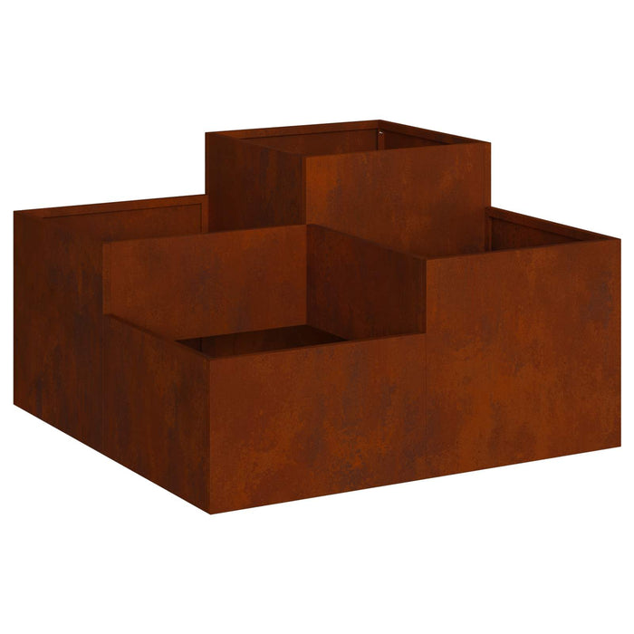 Vază pentru Grădină Ruginit 80 x 80 x 48 cm WALTI