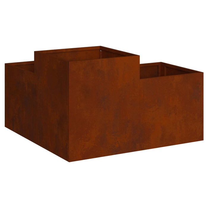 Vază pentru Grădină Ruginit 100 x 100 x 48 cm WALTI