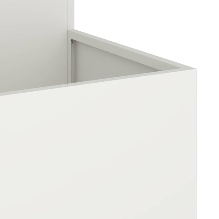 Vază pentru Grădină Alb 80 x 80 x 60 cm Oțel - WALTI WALTI