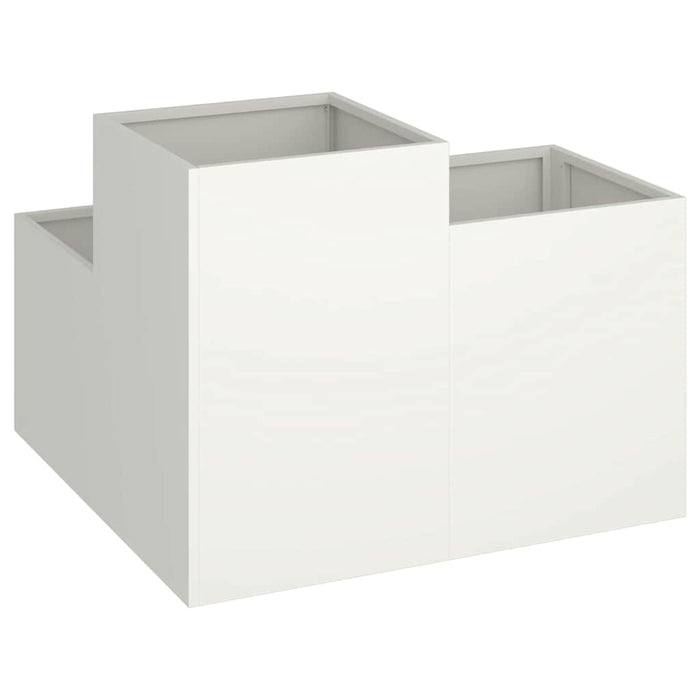 Vază pentru Grădină Alb 80 x 80 x 60 cm Oțel - WALTI WALTI