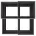 Vază pentru Grădină Negru 100 x 100 x 60 cm Oțel - WALTI WALTI