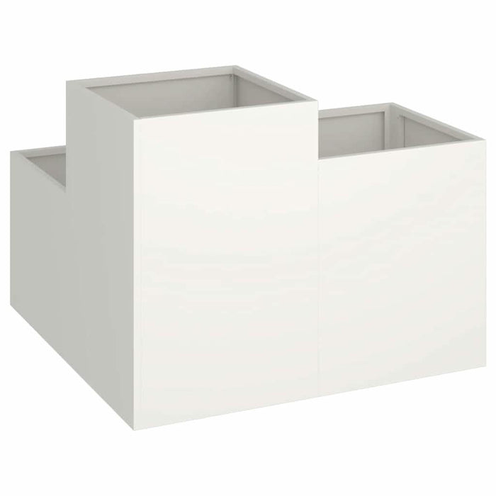 Vază pentru Grădină Alb 100 x 100 x 60 cm Oțel - WALTI WALTI