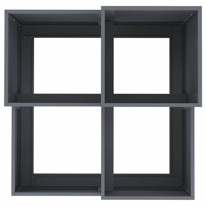 Vază pentru Grădină Antracit 100 x 100 x 60 cm Oțel - WALTI WALTI