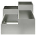 Vază pentru Grădină Argintiu 100 x 100 x 60 cm Oțel galvanizat - WALTI WALTI