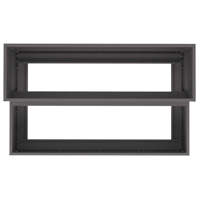Vază pentru Grădină Negru 100 x 60 x 45 cm Oțel laminat la rece - WALTI WALTI
