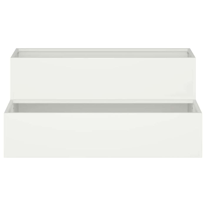 Vază pentru Grădină Alb 100 x 60 x 45 cm Oțel laminat la rece - WALTI WALTI