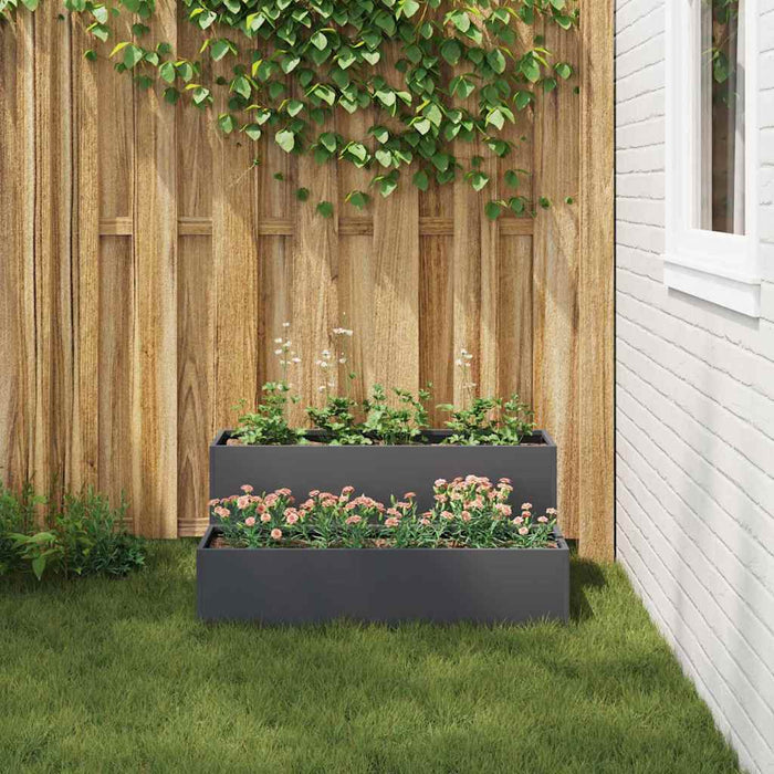 Vază pentru Grădină Antracit 100 x 60 x 45 cm - WALTI WALTI