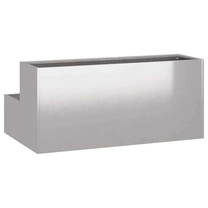 Vază pentru Grădină Argintiu 100 x 60 x 45 cm Oţel inoxidabil - WALTI WALTI