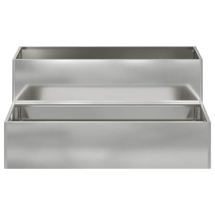 Vază pentru Grădină Argintiu 100 x 60 x 45 cm Oțel Galvanizat - WALTI WALTI