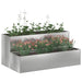 Vază pentru Grădină Argintiu 100 x 60 x 45 cm Oțel Galvanizat - WALTI WALTI