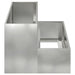 Vază pentru Grădină Argintiu 100 x 60 x 45 cm Oțel Galvanizat - WALTI WALTI
