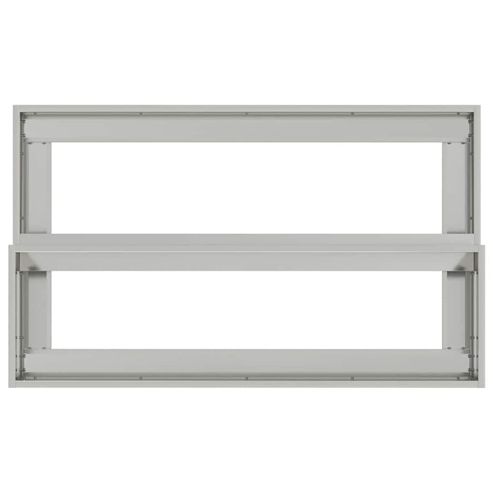 Vază pentru Grădină Argintiu 100 x 60 x 45 cm Oțel Galvanizat - WALTI WALTI