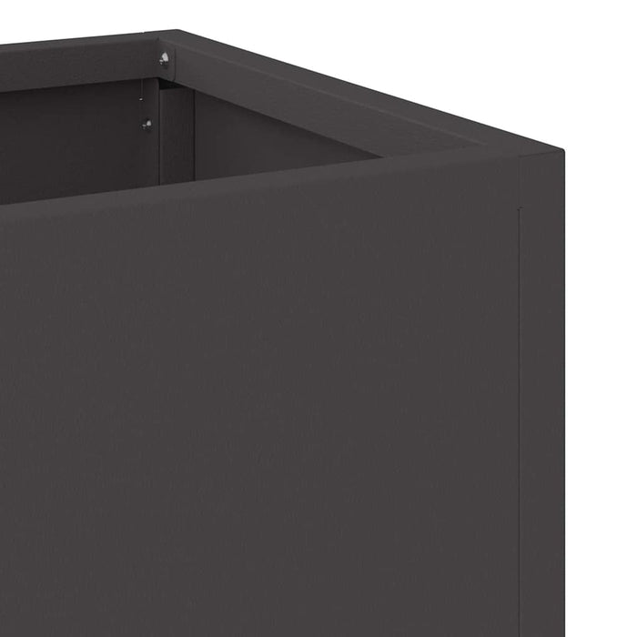 Ghiveci ridicat pentru grădină Negru 100 x 26 x 82 cm Oțel WALTI