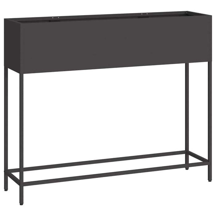 Ghiveci ridicat pentru grădină Negru 100 x 26 x 82 cm Oțel WALTI