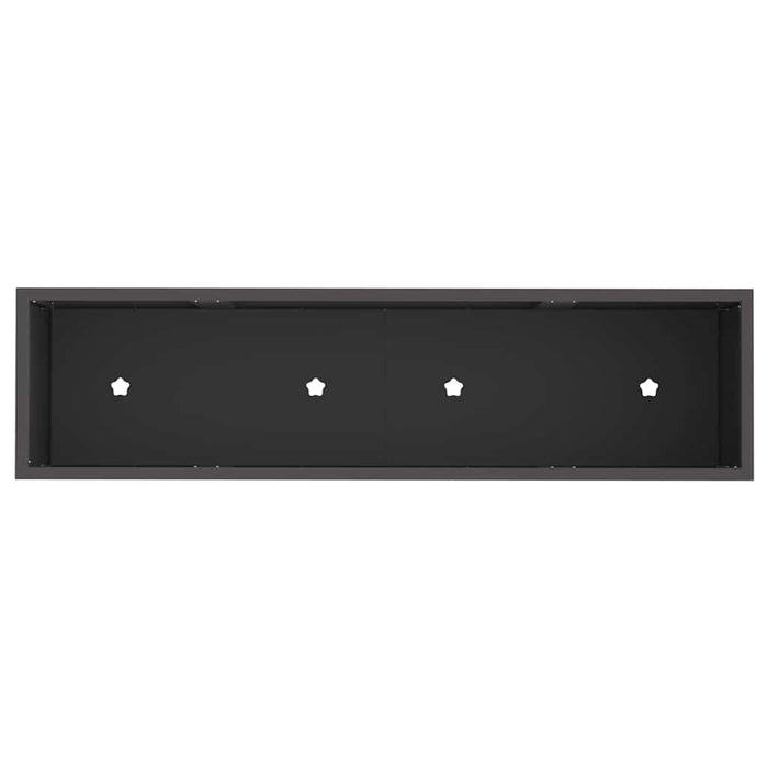 Ghiveci ridicat pentru grădină Negru 100 x 26 x 82 cm Oțel WALTI