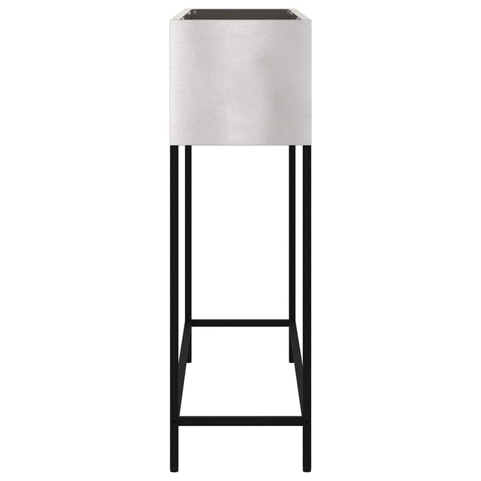 Ghiveci ridicat pentru grădină Argintiu 100 x 26 x 82 cm WALTI
