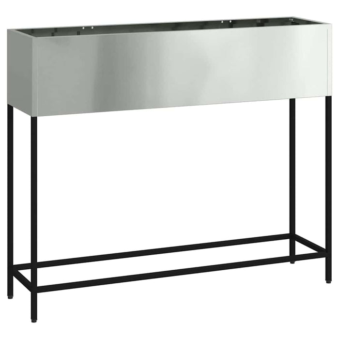 Ghiveci ridicat pentru grădină Argintiu 100 x 26 x 82 cm - WALTI WALTI