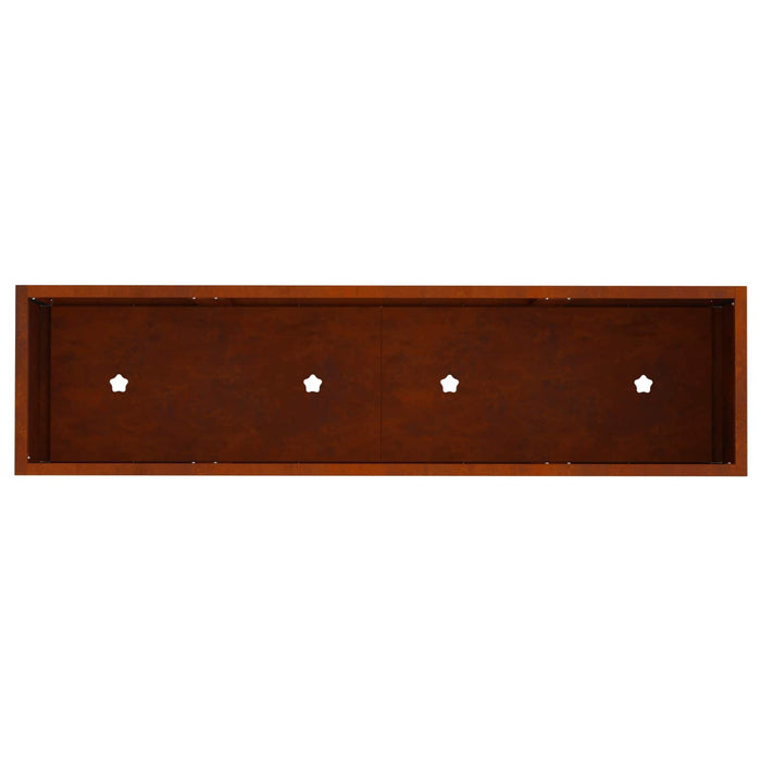 Ghiveci ridicat pentru grădină Ruginit 100 x 26 x 82 cm WALTI