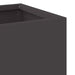 Ghiveci ridicat pentru grădină Negru 60 x 26 x 45 cm Oțel - WALTI WALTI