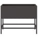 Ghiveci ridicat pentru grădină Negru 60 x 26 x 45 cm Oțel - WALTI WALTI