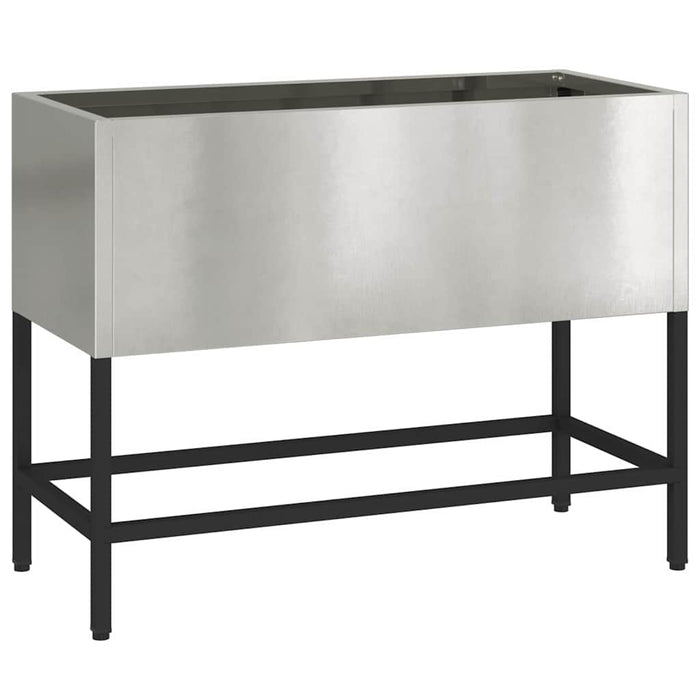 Ghiveci ridicat pentru grădină Argintiu 60 x 26 x 45 cm WALTI