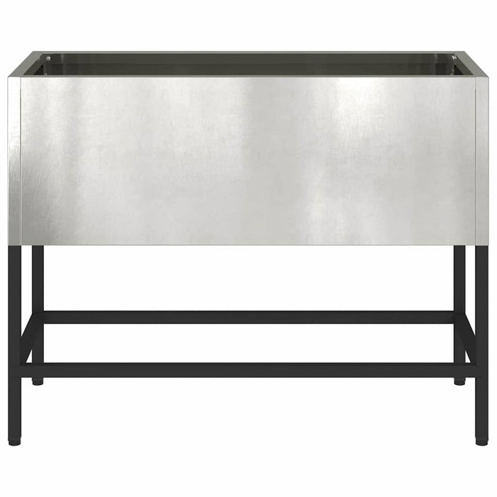 Ghiveci ridicat pentru grădină Argintiu 60 x 26 x 45 cm WALTI