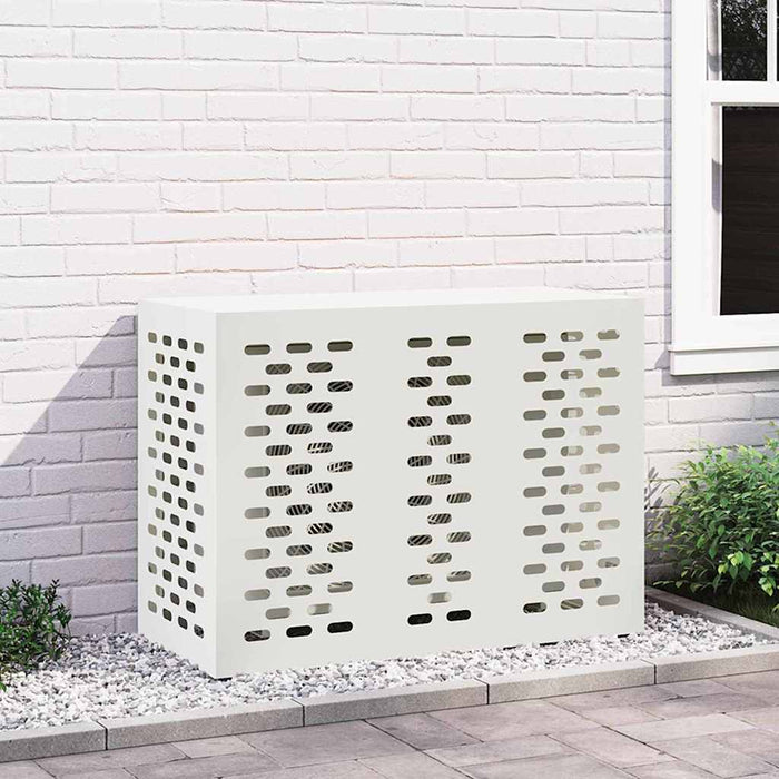Husă pentru aer condiționat Alb 110 x 50 x 80 cm Oțel - WALTI WALTI