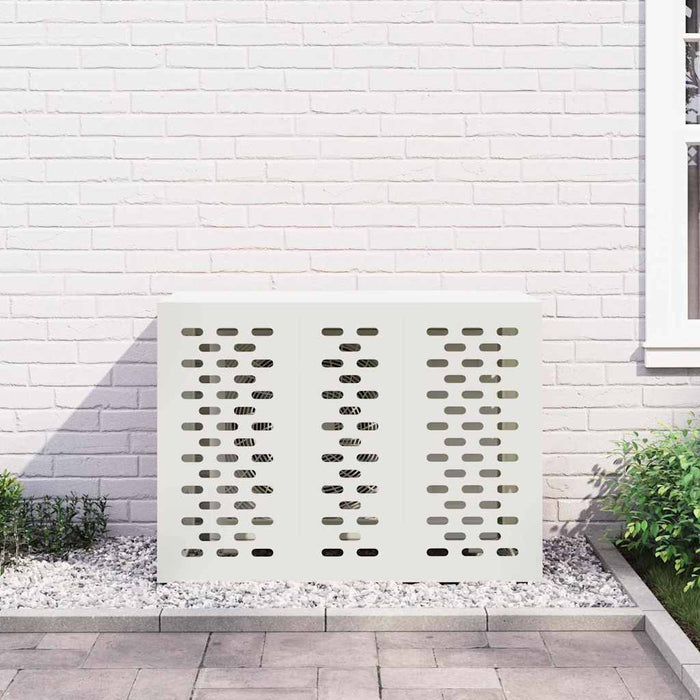 Husă pentru aer condiționat Alb 110 x 50 x 80 cm Oțel - WALTI WALTI