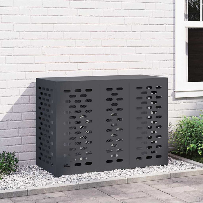 Husă pentru aer condiționat Antracit 110 x 50 x 80 cm Oțel - WALTI WALTI