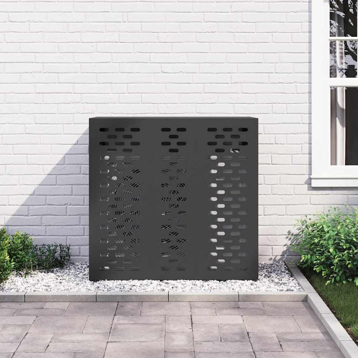 Husă pentru aer condiționat Negru 110 x 50 x 105 cm Oțel - WALTI WALTI