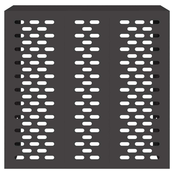 Husă pentru aer condiționat Negru 110 x 50 x 105 cm Oțel - WALTI WALTI