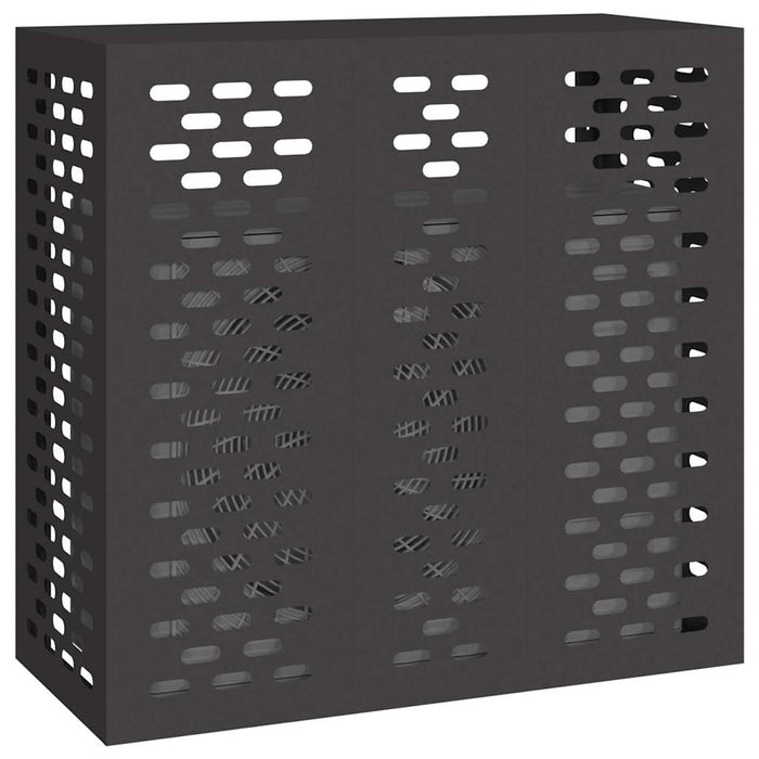 Husă pentru aer condiționat Negru 110 x 50 x 105 cm Oțel - WALTI WALTI