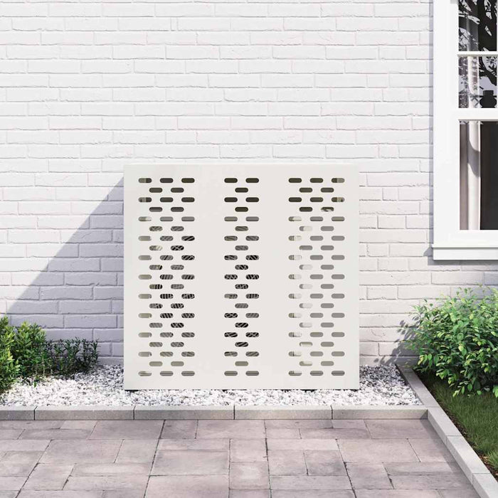 Husă pentru aer condiționat Alb 110 x 50 x 105 cm Oțel - WALTI WALTI