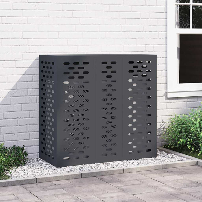 Husă pentru aer condiționat Antracit 110 x 50 x 105 cm Oțel - WALTI WALTI