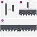 Margine pentru gazon 30 pcs Antracit 100 x 0.05 x 20 cm - WALTI WALTI