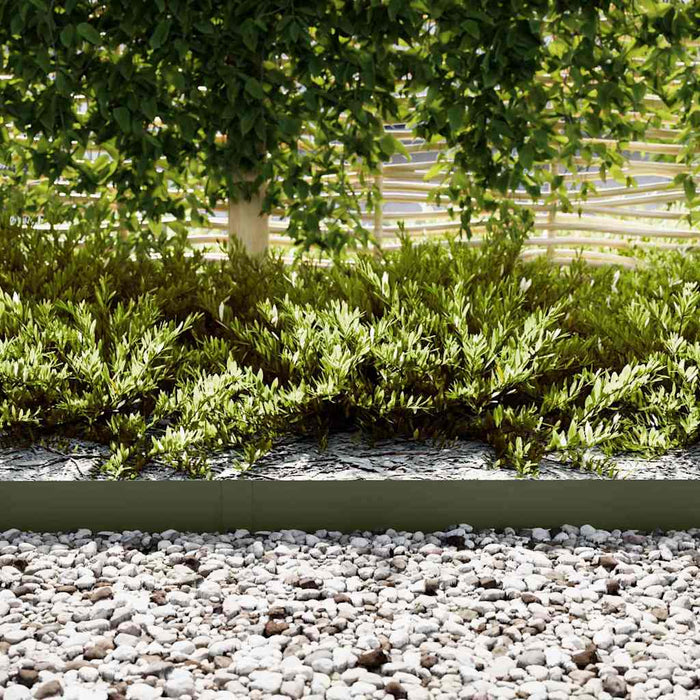 Margine pentru gazon 30 pcs Verde măsliniu 100 x 0.05 x 20 cm - WALTI WALTI