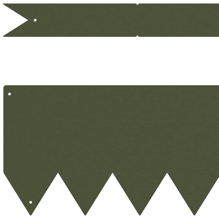 Margine pentru gazon 50 pcs Verde măsliniu 100 x 0.05 x 20 cm - WALTI WALTI