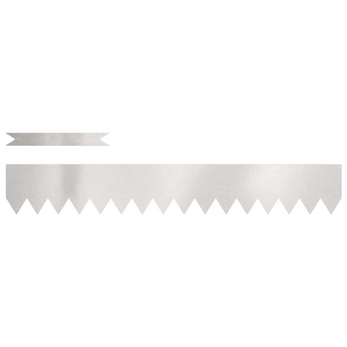 Margine pentru gazon 50 pcs Argintiu 100 x 0.05 x 20 cm - WALTI WALTI