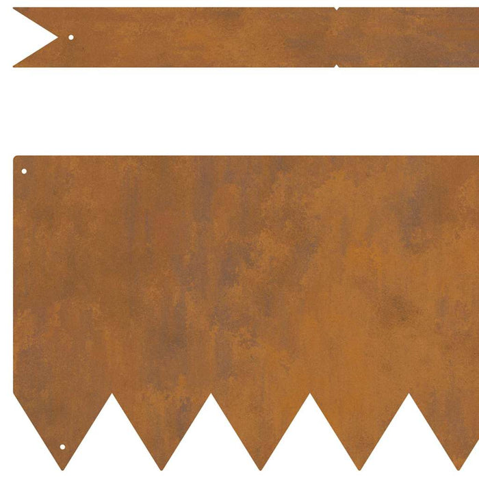 Margine pentru gazon 10 pcs Maro 100 x 0.05 x 20 cm - WALTI WALTI