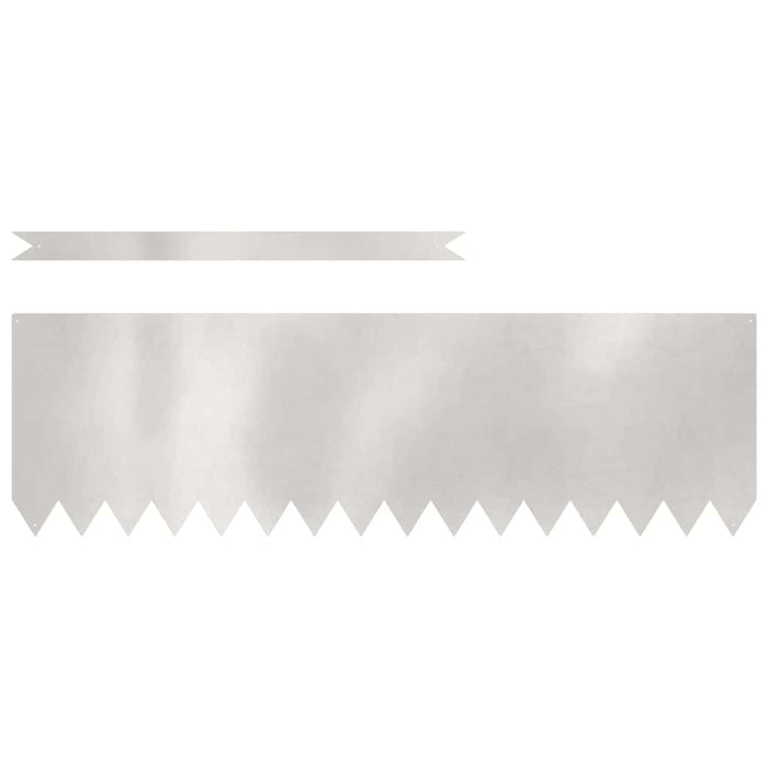 Margine pentru gazon 20 pcs Argintiu 100 x 0.05 x 20 cm - WALTI WALTI