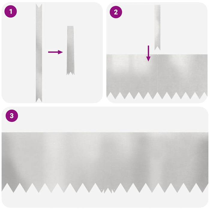 Margine pentru gazon 20 pcs Argintiu 100 x 0.05 x 20 cm - WALTI WALTI