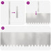 Margine pentru gazon 20 pcs Argintiu 100 x 0.05 x 20 cm - WALTI WALTI